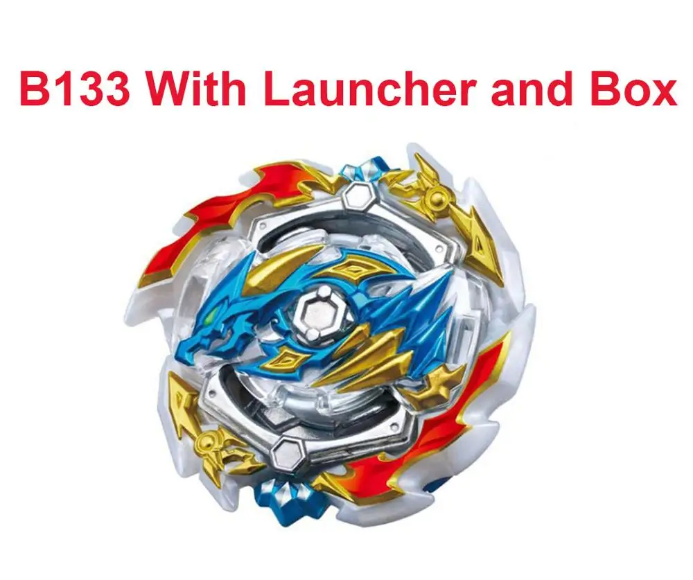 Beyblade Burst игрушки B-140 B-139 пусковая установка и коробка Bables Металл Fusion спиннинг Bey Blade лезвия GoShoot комбо игрушка Bayblade - Цвет: B133with box
