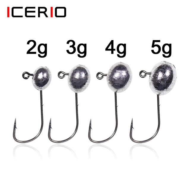 Jig Heads Fishing Hooks, Lead Head Jigs Hook, Soft Jig Head Hook