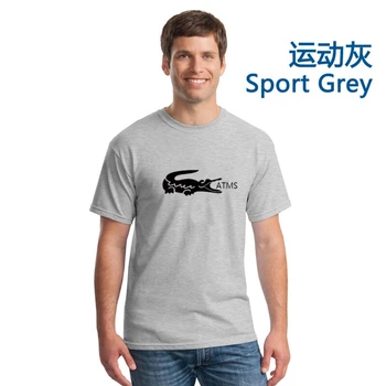 

Summer 2020 100% Cotton Hip Hop Men's T-shirt Short Sleeve T-shirt Fashion Brand Crocodile Graphic High Quality T-shirt Men