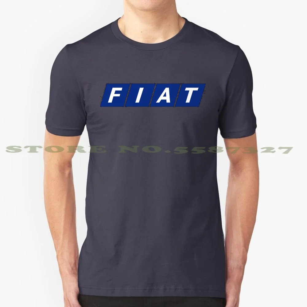 Fiat Logo Summer Funny T Shirt Per Uomo Donna Fiat Logo Fiat 500 Cannella Point Bravo Kind Etile One Panda Tempra Abarth Alfa