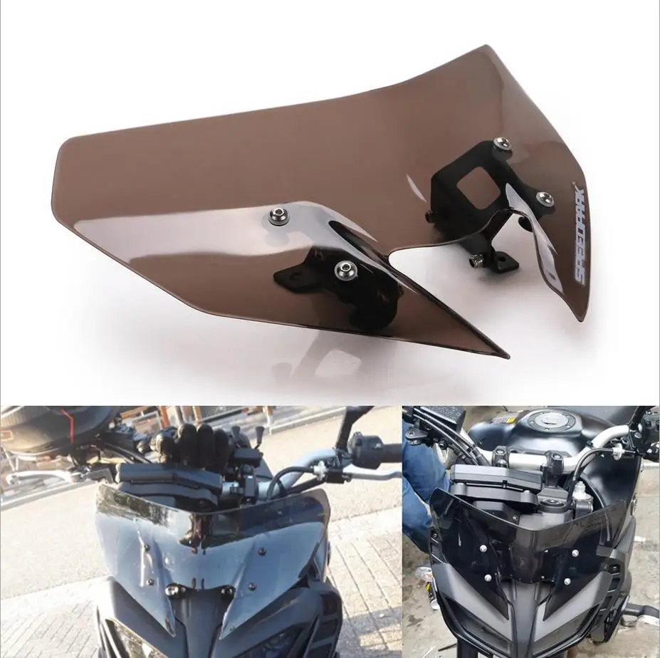 

For YAMAHA MT-09/SP FZ-09 2017 2018 2019 2020 Windscreen Windshield Wind Deflector Screen Shield MT09 FZ09 MT FZ 09 Para-brisas