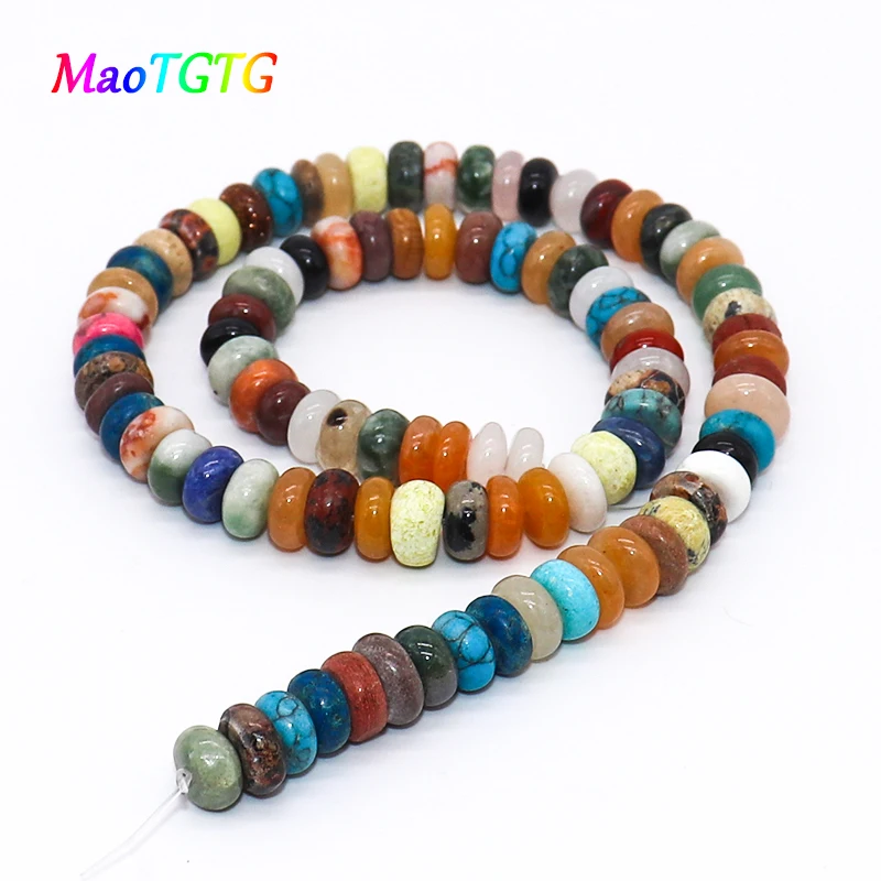 

Abacus Shaped Amazons Natural Stone Beads For Jewelry Making Bracelet DIY Bead Jewelry Making Accessories Wholesale