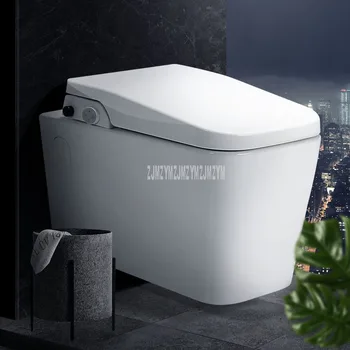 

Square Intelligent Wall Mounted Flush Toilet 3 Cleaning Mode Temperature Sensing Seat Water Filter Ceramic Toilet + Water Tank