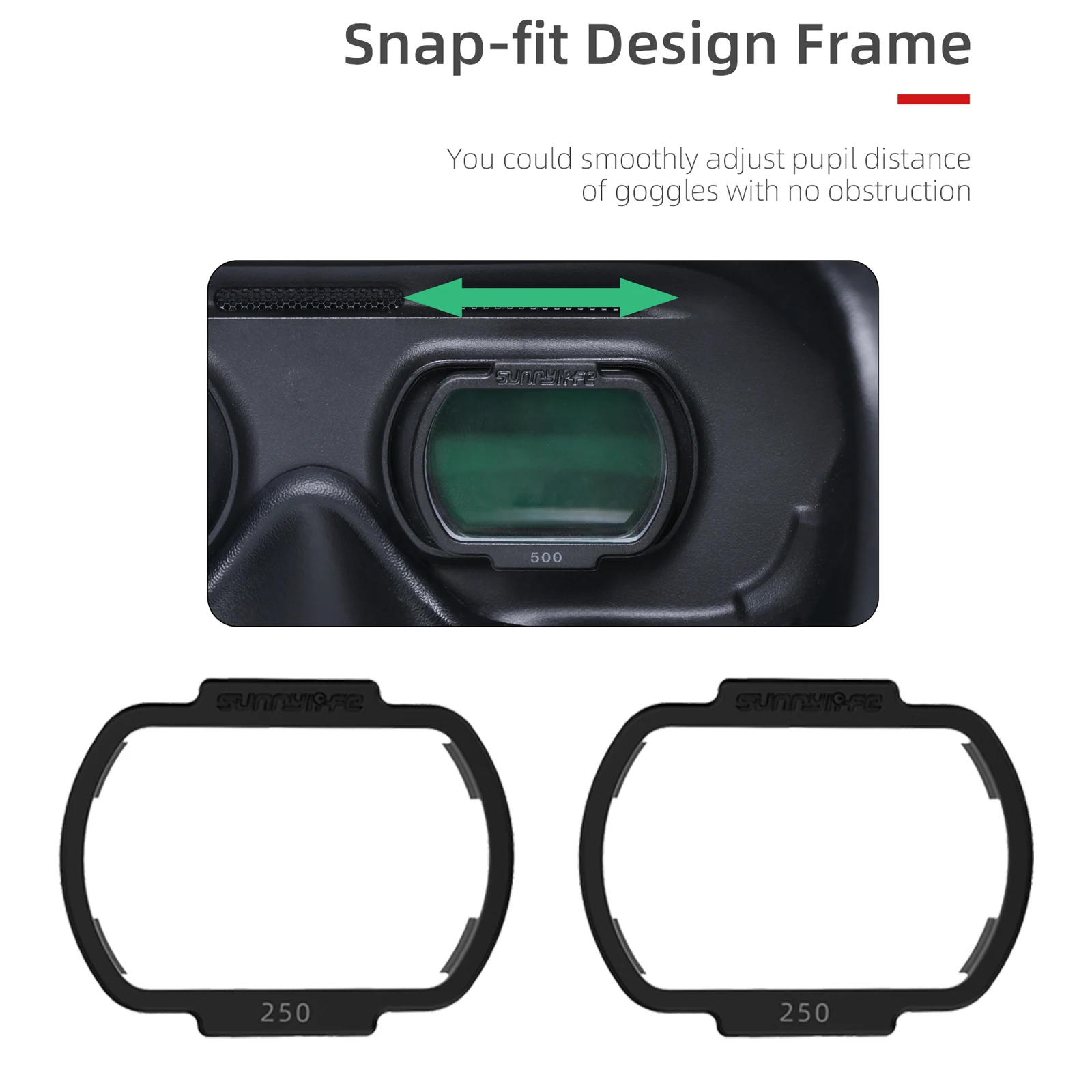 Lunettes FPV avec verres correcteurs - Myopie - Drone FPV