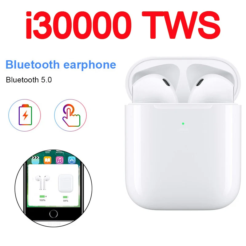 Оригинальные наушники I30000 TWS Bluetooth 5,0, спортивные беспроводные наушники, сенсорные наушники, не I9000, I80, I2000, I10000, I20000, Tws