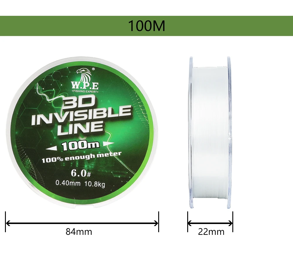 Бренд w. P. E нейлоновая леска 100 м/150 м/300 м 500 мм-0,23 мм прочная Моноволокно 0,60 кг-22 кг леска для ловли карпа японский материал