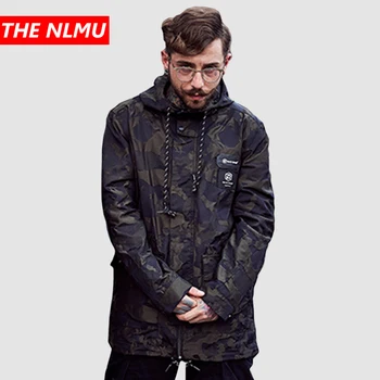 

Camouflage Jackets Windbreaker Men Women 2019 Hip Hop Military Tactical Hooded Jacket Waterproof Track Jacket Coat Clothes WG470