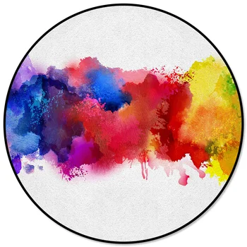 

Colour And Pattern Pattern Rugs and Carpets for Home Living Room Round Rug for Children Rooms Non-slip