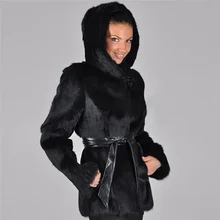 Женское пальто с открытым стежком и поясом, модное зимнее женское теплое пальто с искусственным мехом, зимняя куртка с v-образным вырезом, однотонная длинная верхняя одежда, куртка