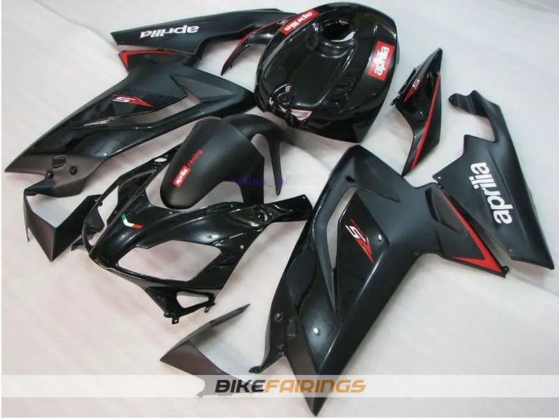 Мотоцикл литья под давлением ABS полный обтекатель комплект подходит для Aprilia RS125 06 07 08 09 10 11 RS 125 2006-2011 набор кузова черный