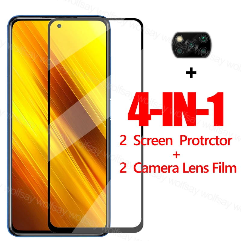 Pellicola Salvaschermo Poco X3 Nfc Glass Poco X3 Pro Pellicola Protettiva Per Telefono In Vetro Temperato Per Xiaomi Poco F3 X3 F2 M3 Pro 5G X3 Gt