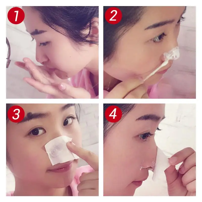 LANBENA Blackhead Remover Nose Mask Acne Treatment Mask Nose Sticker Cleaner Nose Mask Strip Peel Off Mask For Face Care Hotsale