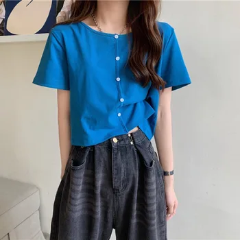 

PX431 Women's short crop top short sleeve T-shirt