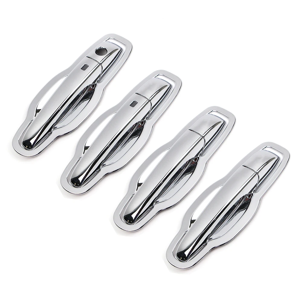 

Door Handle Cover Bowl Molding Trim For Jeep Grand Cherokee 2011 2012 2013 2014 2015 2016 2017 Smart Key ABS plastic