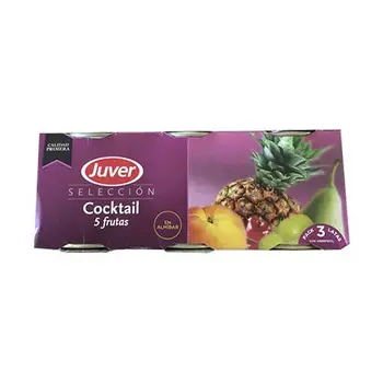 

Cocktail 5 Frutas En Almíbar 3X225G Juver
