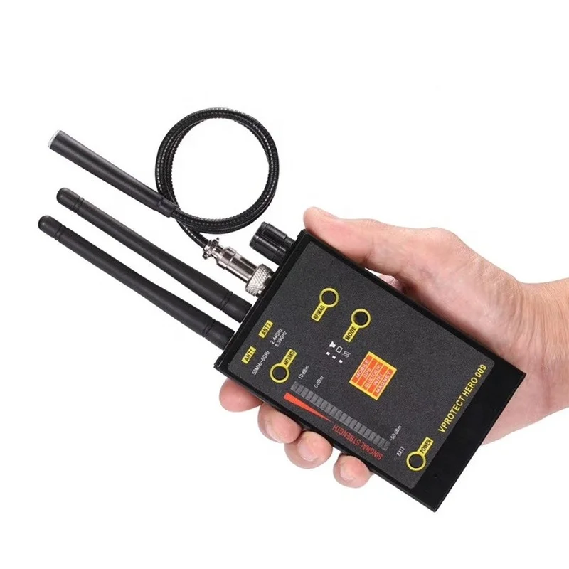 NEW Hero 009 Wireless Signal Detector VHF/UHF Anti-Spy GSM Wifi Scan Finder Magnetic MAG Signal Detector
