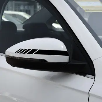 

Reflective PET Car Stickers Portable Durable Side Window Anti Fog Rainproof Protective Films Door Mirror Styling Decals