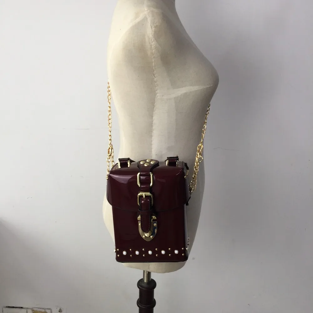 Bolsos PU Leather Crossbody Bags For Women Green rivet Shoulder Messenger Bag Lady Shopping Purses Handbags crossbody bags