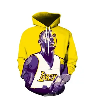 

2020 New Colorful Basketball star Hoodies 3D printing Sweatshirts Men Women Hooded Coat Streetwear World superstar Hoodies