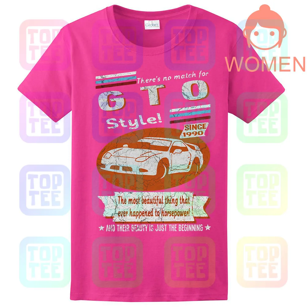 Women Rose Mitsubishi 3000gt 1990 Мужская футболка с изображением автомобиля в стиле ретро - Цвет: Women Rose