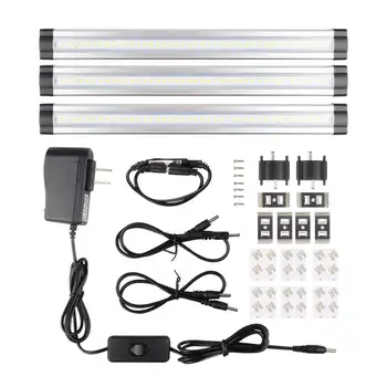

DC12V Led Cabinet light Dimmable and RF controller 3pcs led strip connectable Wardrobe Light for Closet Kitchen