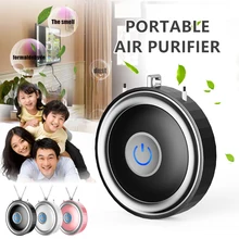 Portátil purificador de aire de 10 millones de dólares de iones negativos portátil collar de Mini purificador de hogar para PM2.5 formaldehído-Ha