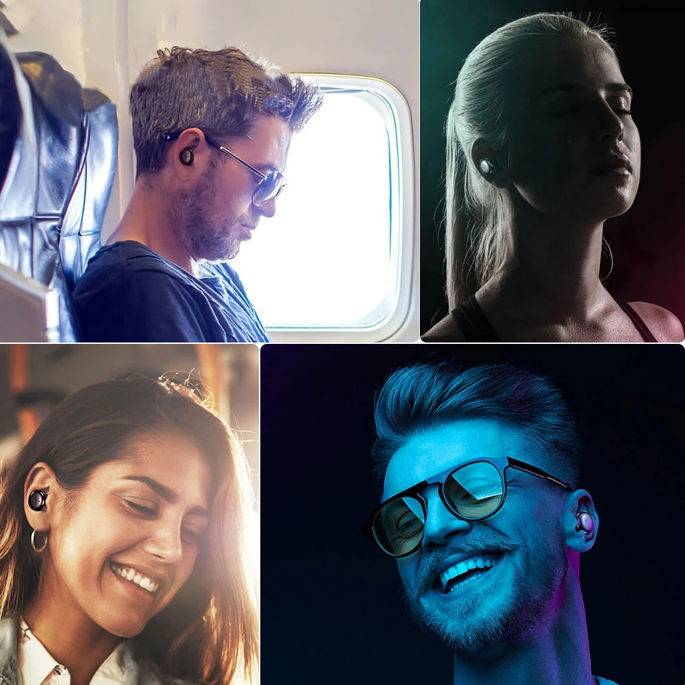 Настоящие беспроводные стерео наушники с активным шумоподавлением Bluetooth 5,0 гарнитура EQ режимы звука с зарядным устройством для iOS Android