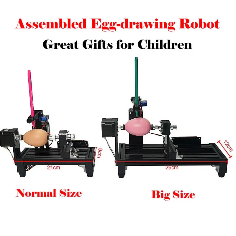 В собранном виде eggdraw eggbot яйцо-робот проволочно-волочильный станок на пасхальные