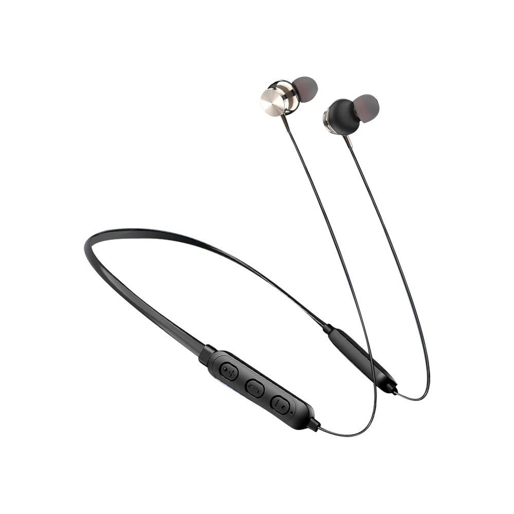

Magnetic Wireless Bluetooth Earphone Stereo Sports Waterproof Earbuds Wireless in-ear music Headset with Mic For All Phones