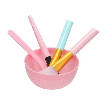 

Mask Face Mixing Bowl Set DIY Facial Care Mask Face Mask Mixing Tool Sets Silicone Mask Bowl 9 in 1 Set makeup accessories