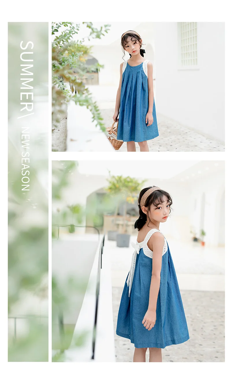 2020 Kids Dresses For Girls Party Baby Teenager Girls Summer Dress 10 12 8 14 16 Years Children Dress Mother And Daughter Dress (10)