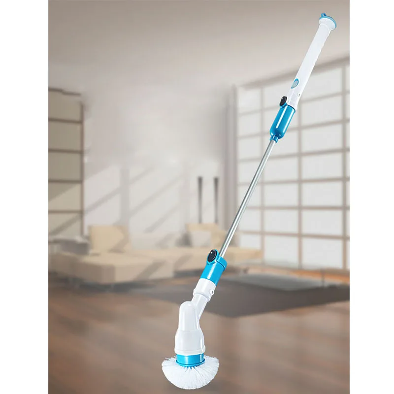

Electric Spin Scrubber Turbo Scrub Cleaning Brush Cordless Chargeable Bathroom Cleaner with Extension Handle Adaptive Brush Tub