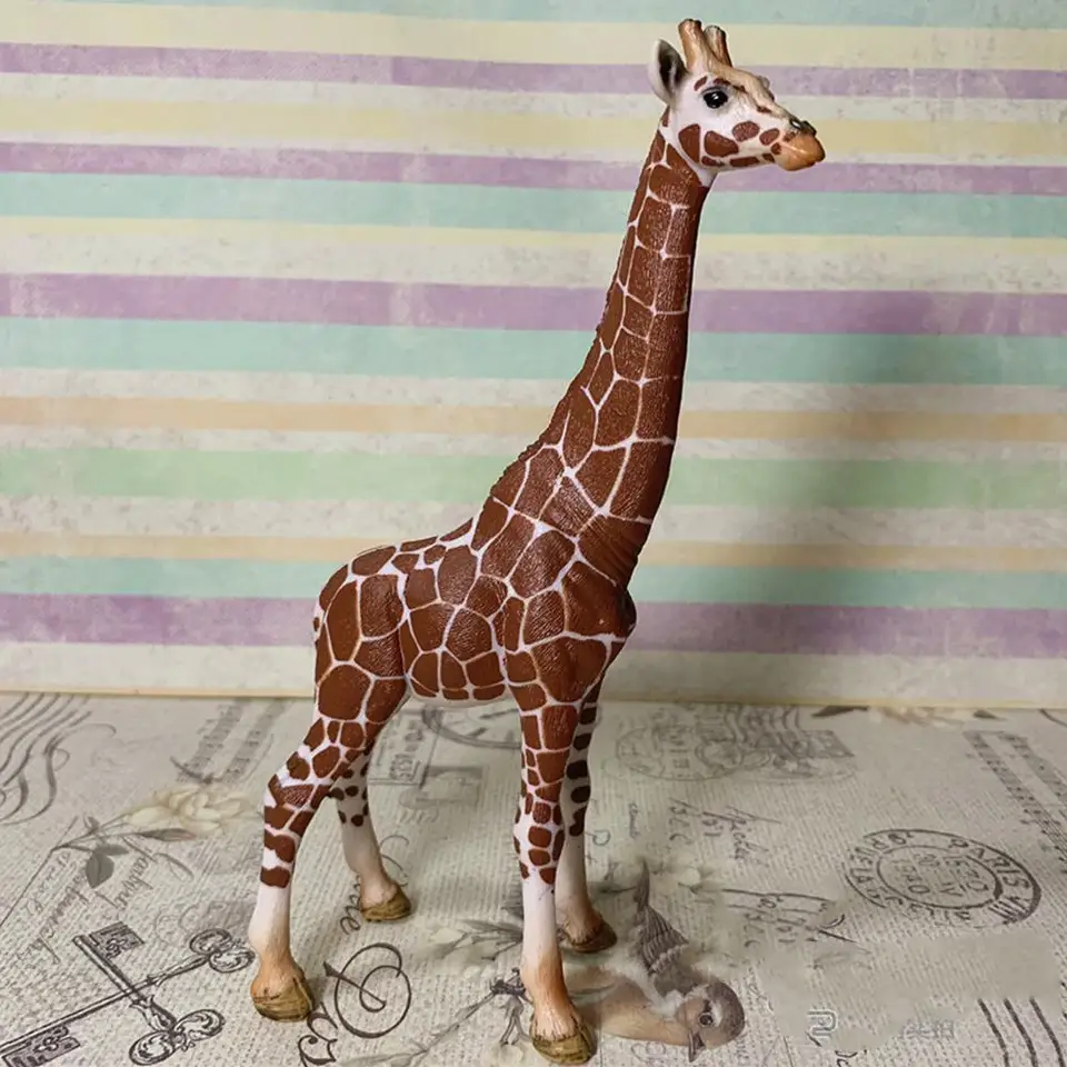 plastic giraffe figurine