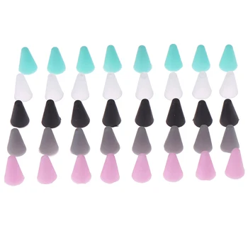 

8pcs/lot Mute Silicone Replacement Tip Case Nib Cover Skin For Apple Pencil 1st 2nd Stylus Touchscreen Pen