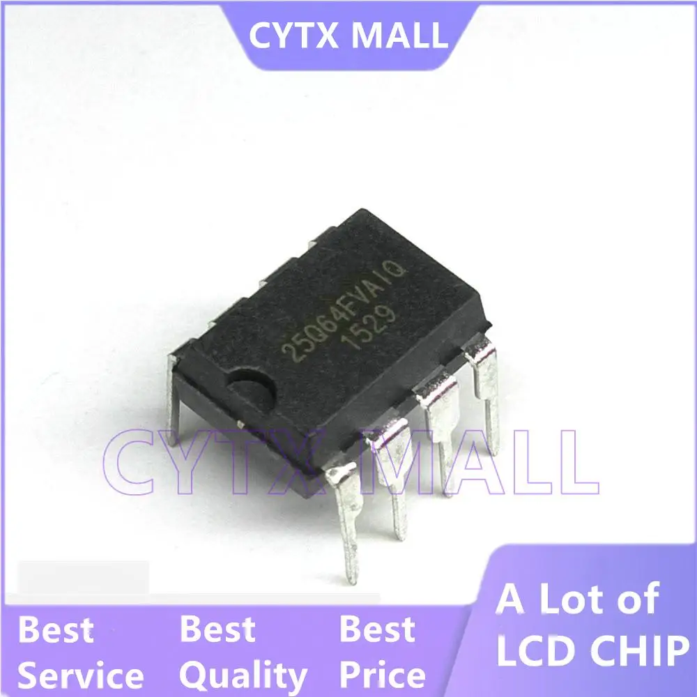 Новинка оригинал 5 шт. W25Q64FVAIG DIP-8 W25Q64  Электронные компоненты и
