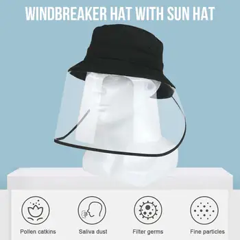 

Gas Mask UNISEX Fisherman'S Hat Protective Hat Detachable New Anti-Fog Windshield Cap 2020 Dust Droplet Protection Anti-Dust