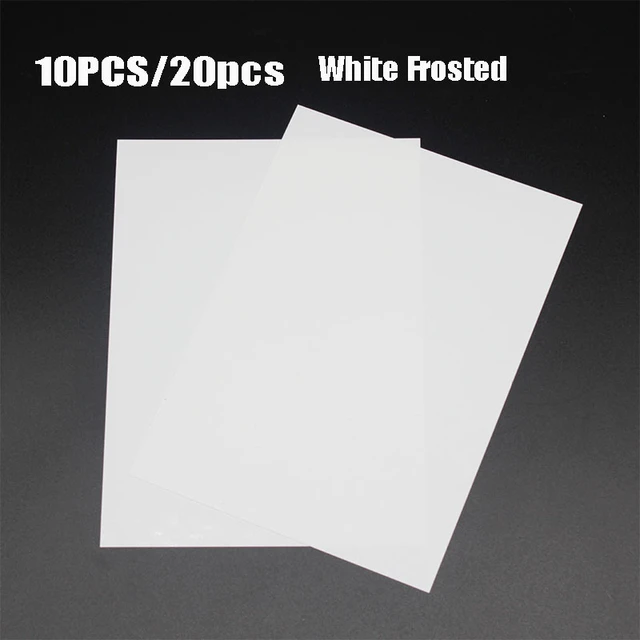 20pcs white printable heat shrink paper plastic shrink sheets - AliExpress