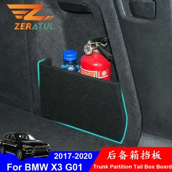 

Car Storage Partitions Sides of The Trunk Partition Tail Box Shield Board for BMW X3 G01 2017 2018 2019 2020 Accessories