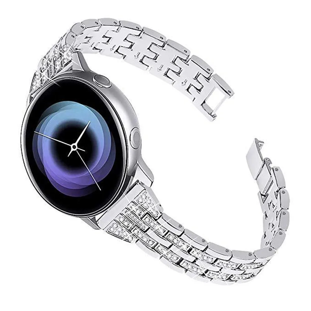 Ремешок для часов Samsung galaxy watch 42 мм/46 мм пятирядный бриллиантовый набор из