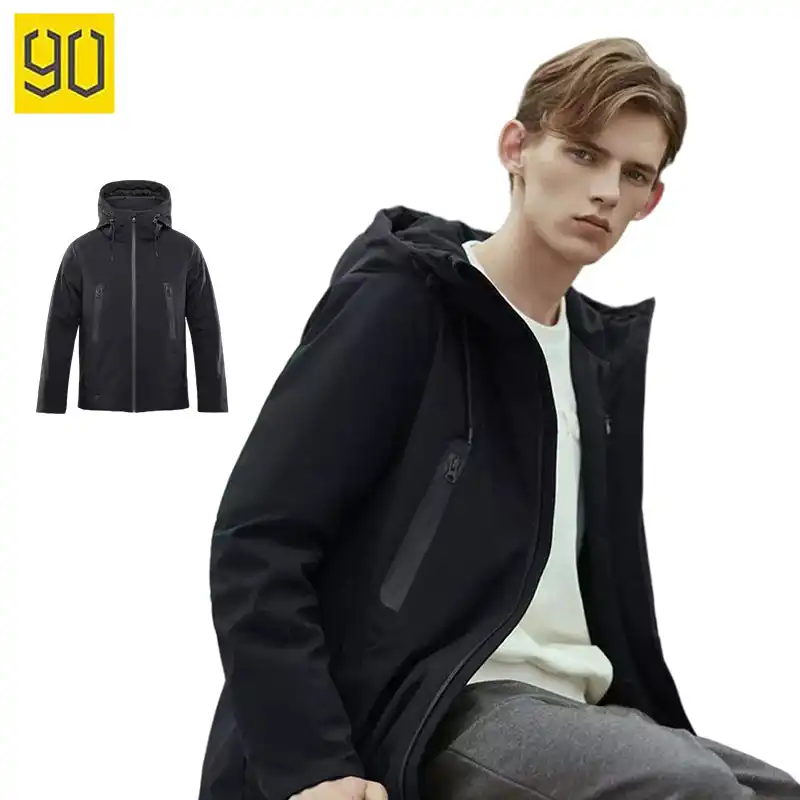 90fun加熱ダウンジャケットスマート温度制御加熱された洗えるメンズコールド保護フード付きダウンコート帯電防止 スマートリモコン Aliexpress