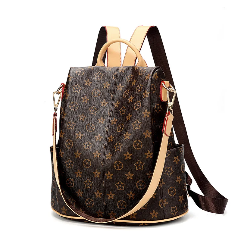 

Anti-Theft Backpack Women's 2019 Spring And Summer New Style Versatile Fashion Large Capacity Printed Backpack Travel Bag Outdoo