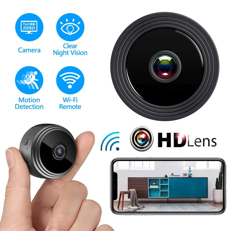 モデル着用＆注目アイテム A9 超小型ポータブルカメラ ミニIP監視カメラWiFi HD