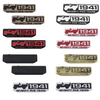 

1941 SEVERNTY FIVE YEARS For Jeep Compass Renegade Liberty Wrangler Cherokee Grand Cherokee Patriot Auto Accessories Decoration