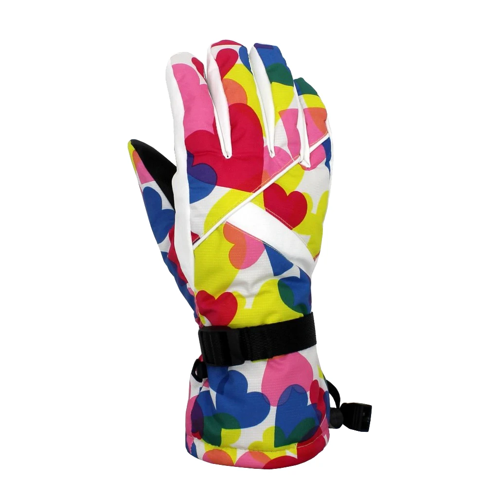 Winter Sports Thermal Warm Waterproof Snow Snowboard Ski Gloves For Women Women Ski Gloves 