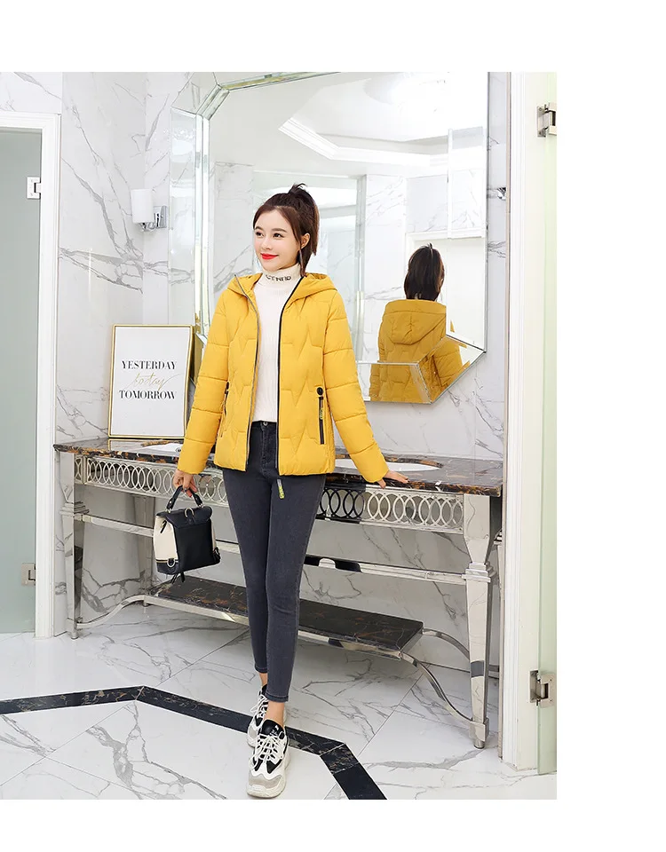 Abrigos Mujer Invierno Short Winter Jacket Women Fur Cotton Padded Jacket Female Parka Womens Jacket Winter Coat for Woman
