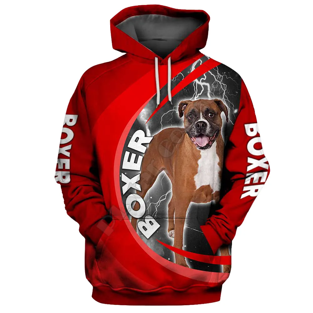Funny Boxer 3D Printed Hoodies Fashion Pullover Men For Women Sweatshirts Sweater Animal Costumes 01
