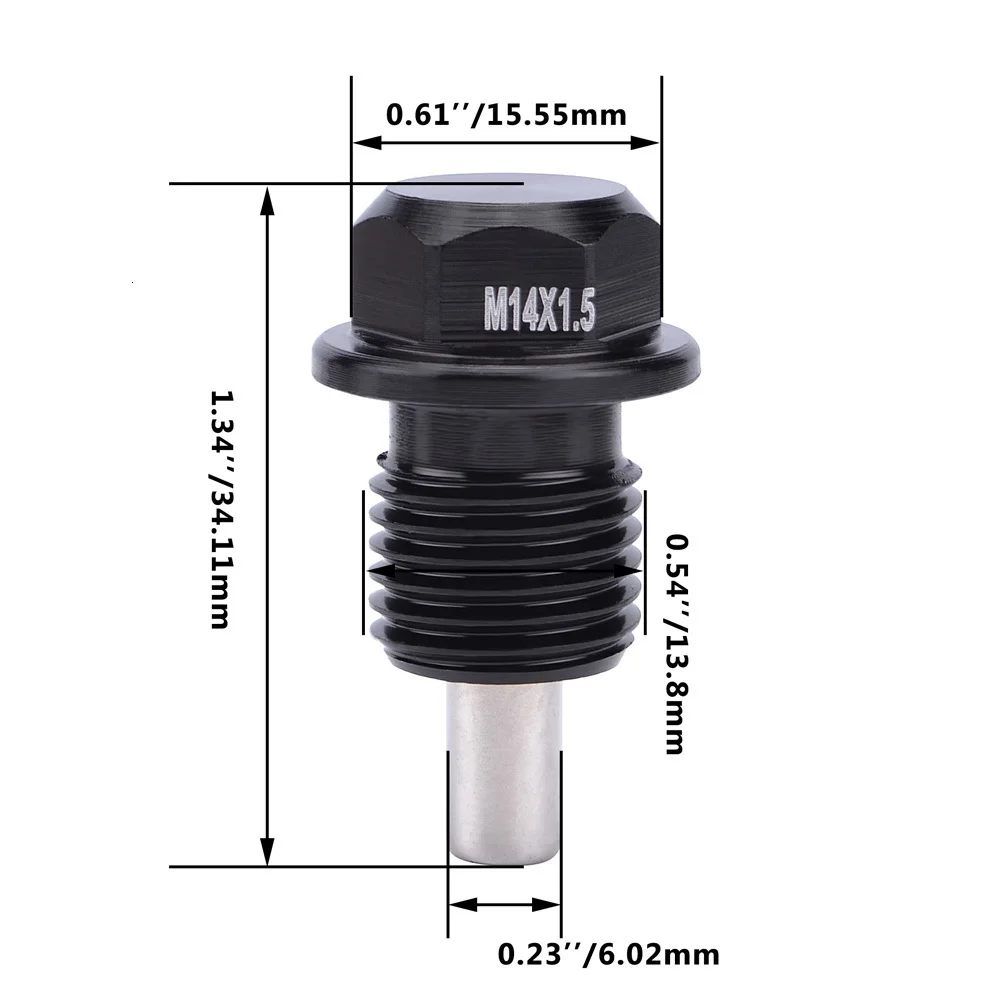 NS Modify M14* 1,5 сливная Магнитная масляная пробка Гайка Магнитная гайка масляного поддона Магнитная дренажная масляная пробка отстойный винт JDM