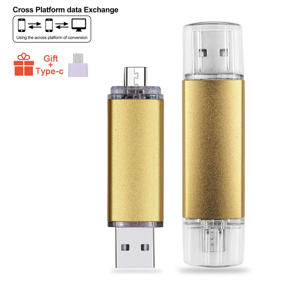 USB флеш накопитель OTG с логотипом под заказ Usb 2 0 для смартфонов Android/ПК флешки 16 ГБ 8