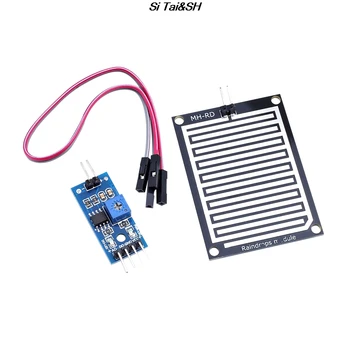 

1set/lot Snow/Raindrops Detection Sensor Module Rain Weather Module Humidity For Arduino