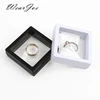 PE Film Brooch Coin Gems Jewelry Storage Box Dustproof Exhibition Decoration Suspended Floating Ring Earrings Display Rack Case ► Photo 1/6